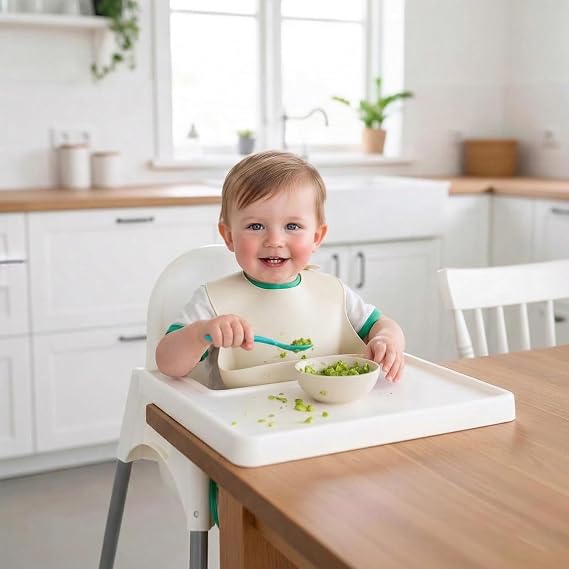 PandaEar Silicone Baby Bibs – 3 Pack