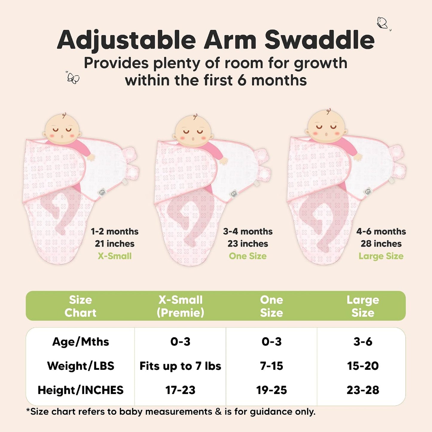 KeaBabies Organic Baby Swaddles – 3 Pack