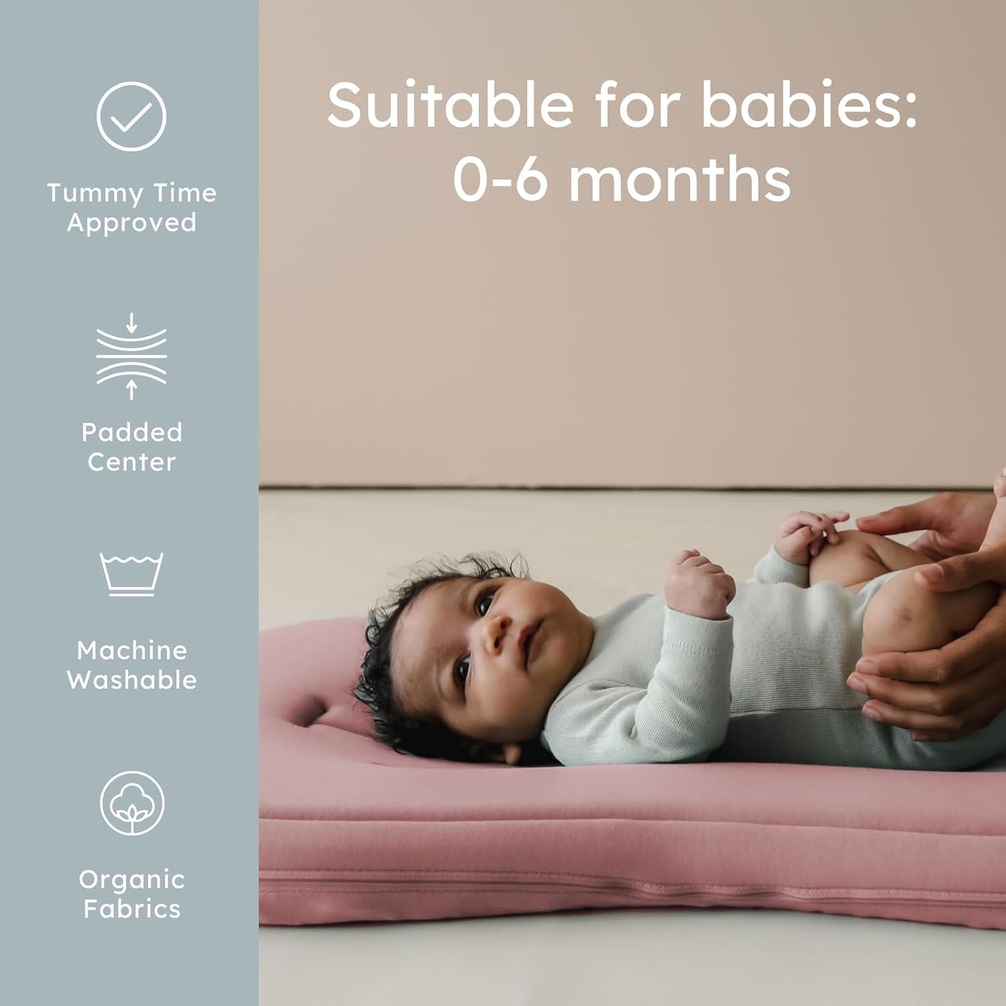 Snuggle Me Organic Newborn Baby Lounger – Gumdrop