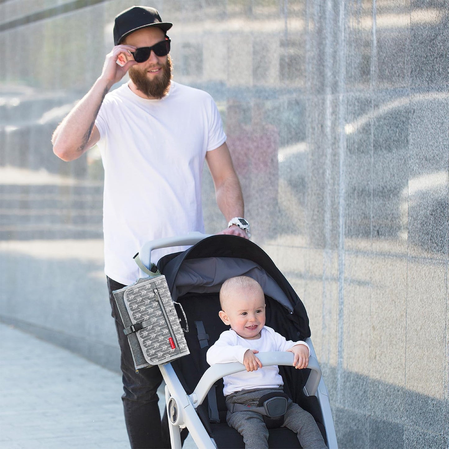 KiddyCare Baby Changing Mat & Cover – Portable Travel Mat
