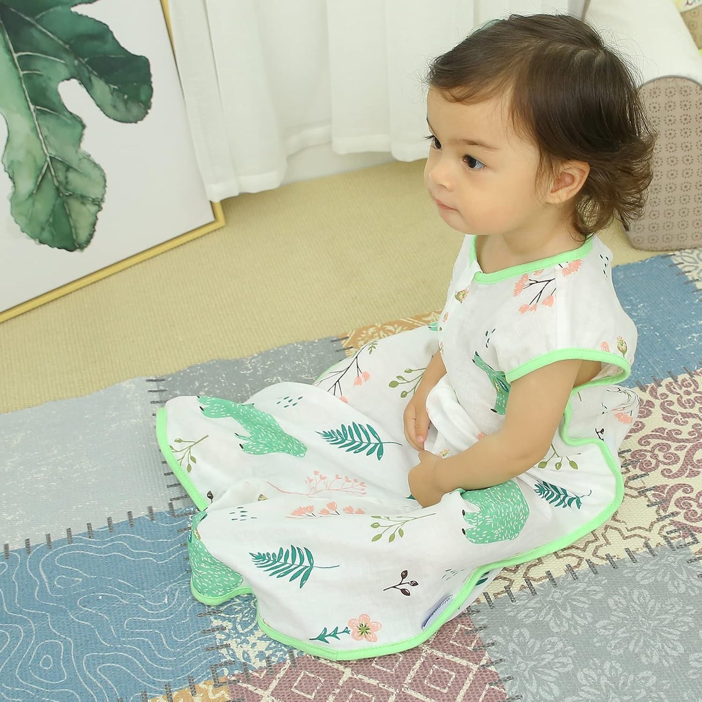 Baby Muslin Cotton Sleeping Sack – 0.5 Tog