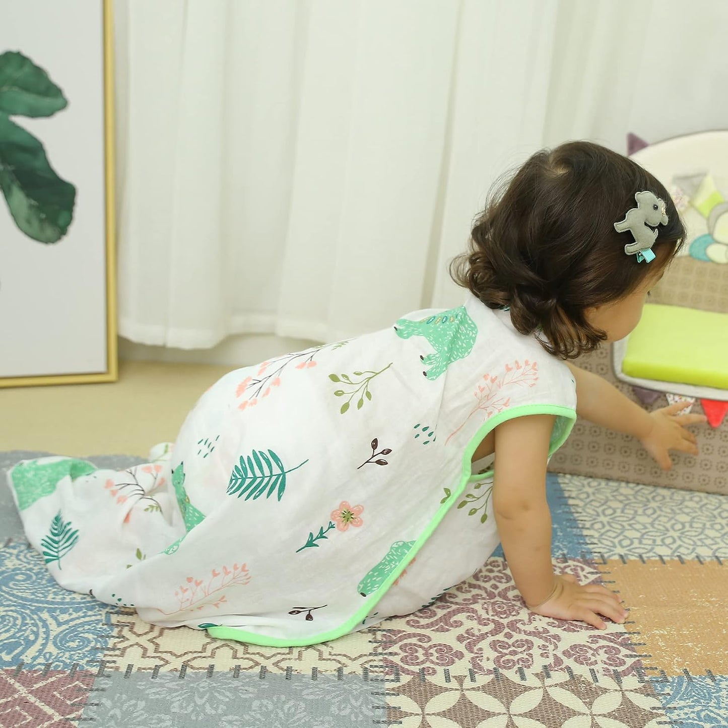 Baby Muslin Cotton Sleeping Sack – 0.5 Tog