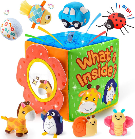 Montessori Sensory Soft Box Toy – 8 Piece Set