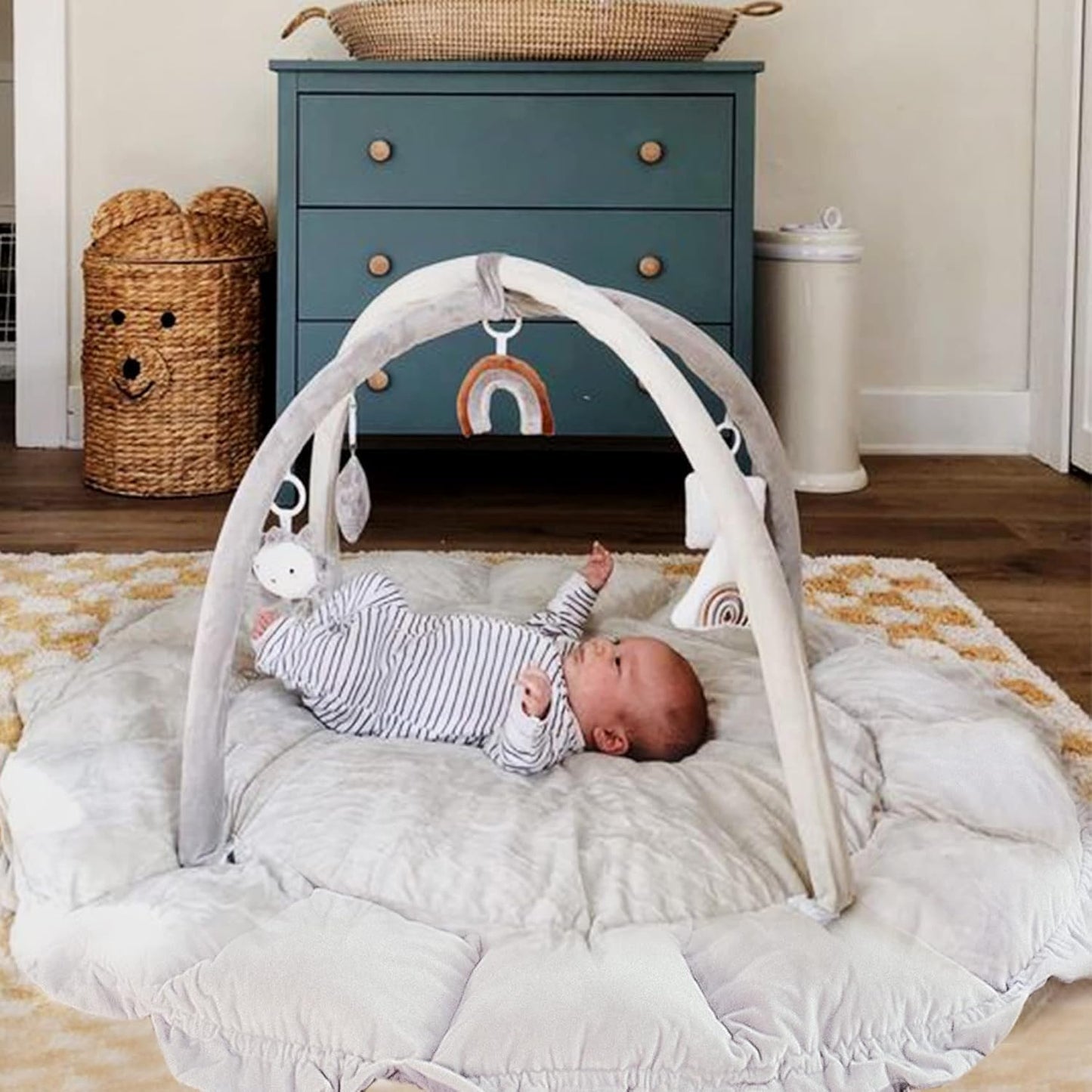 Little Dove 5-in-1 Convertible Baby Play Gym – Grey