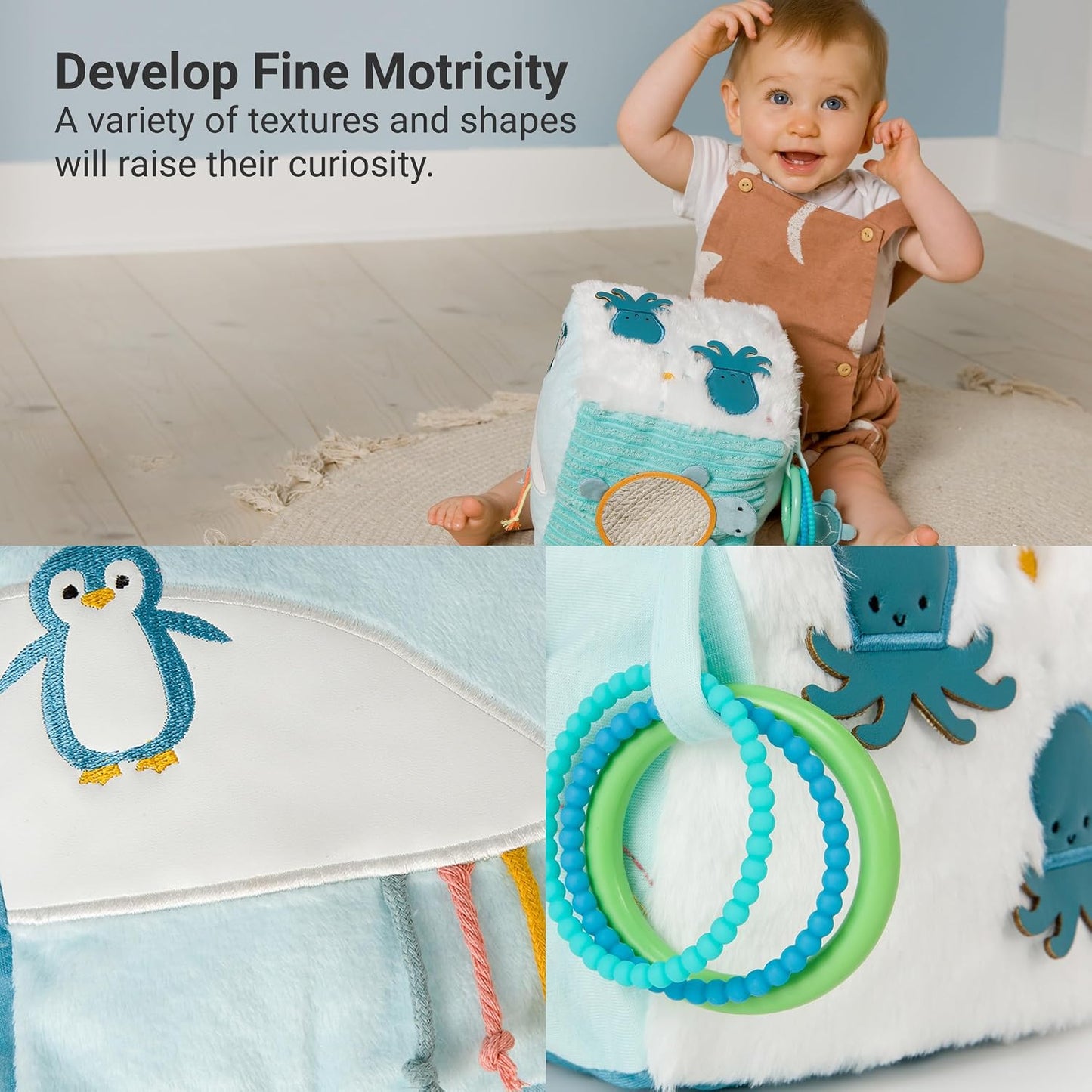 Little Big Friends Soft Activity Cube – Ocean