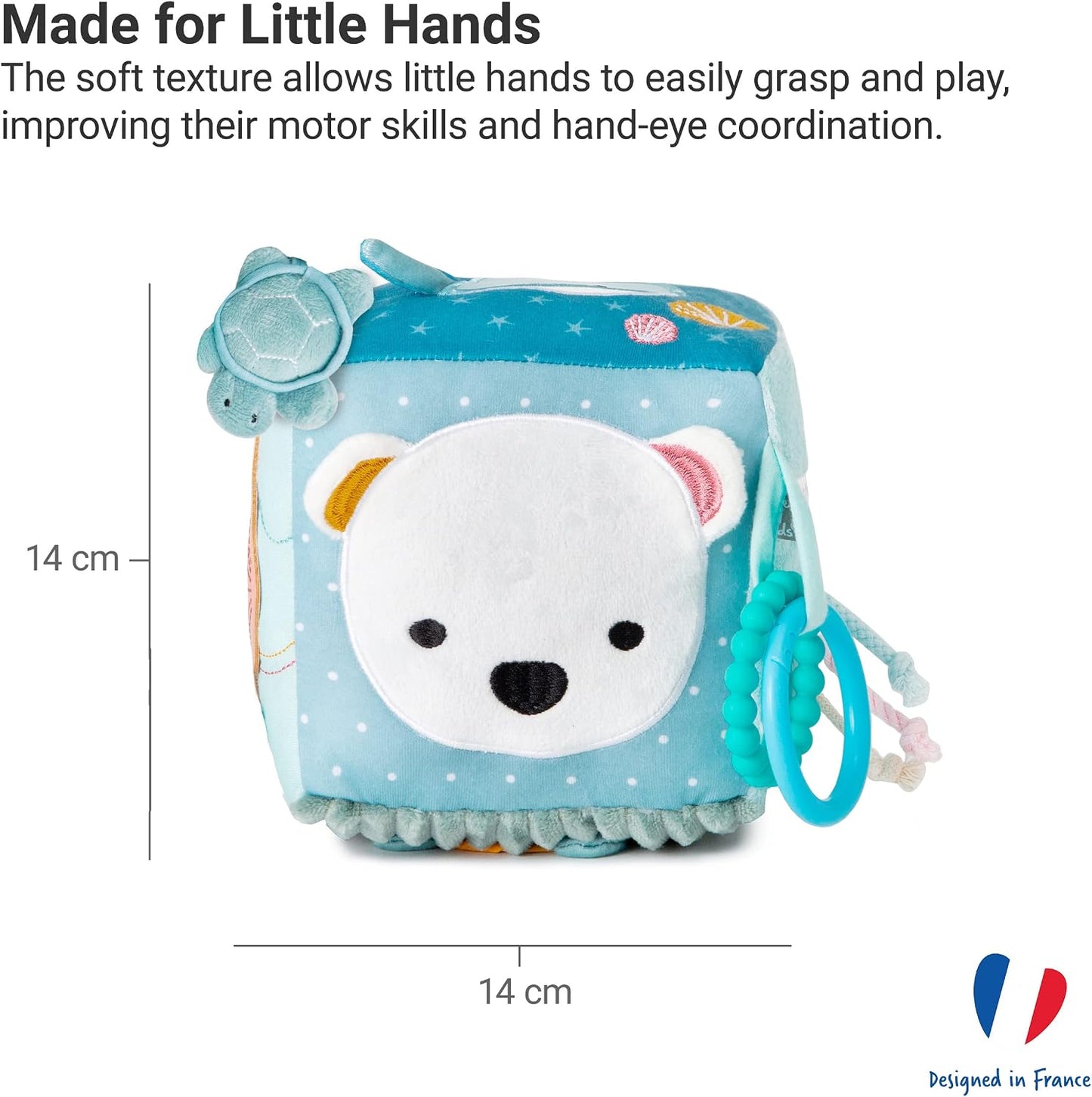 Little Big Friends Soft Activity Cube – Ocean
