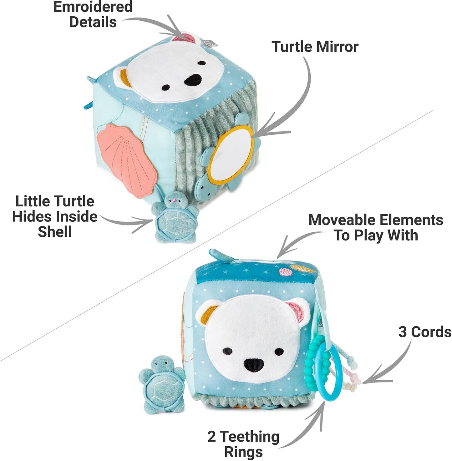 Little Big Friends Soft Activity Cube – Ocean