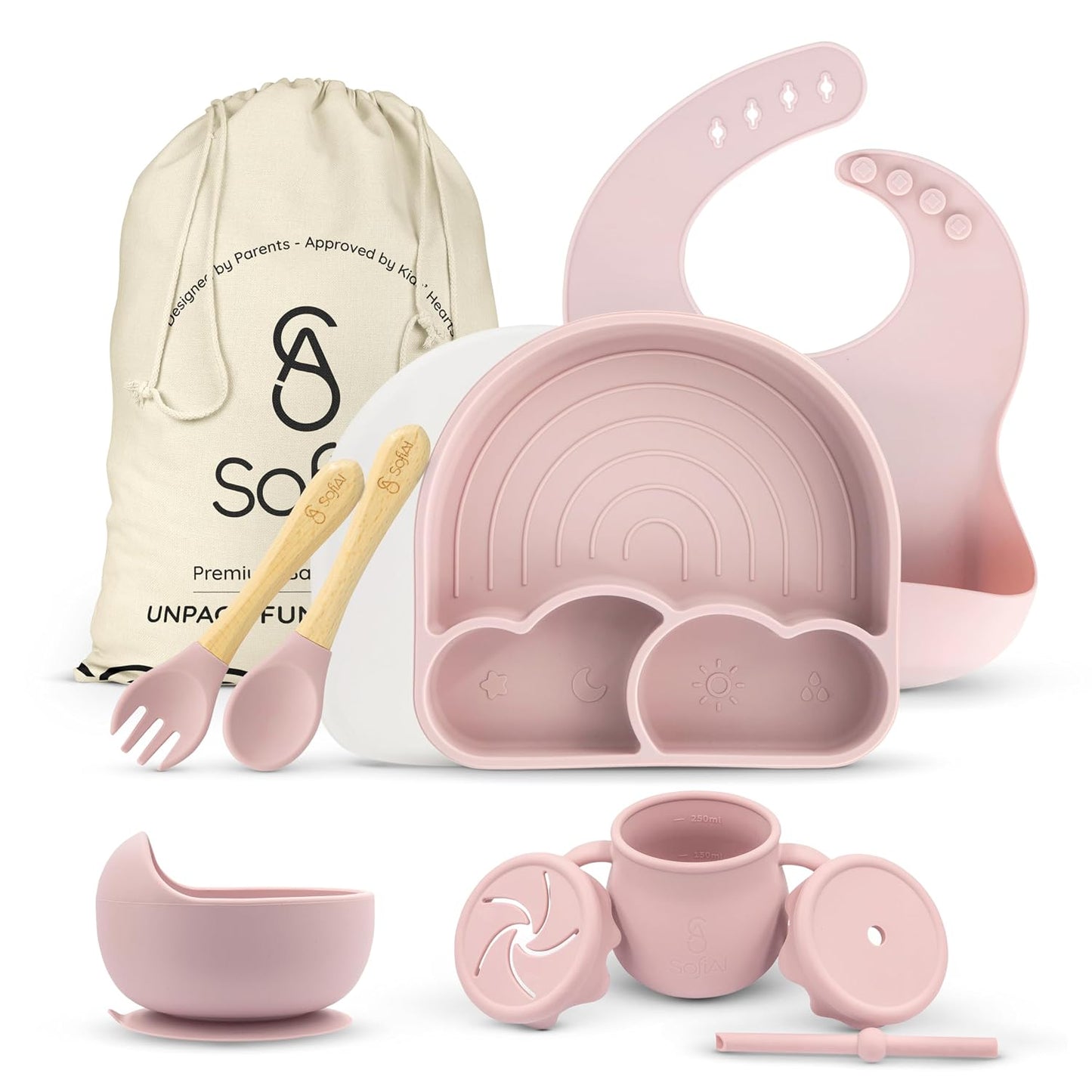 Silicone Baby Feeding Set – 11 Piece