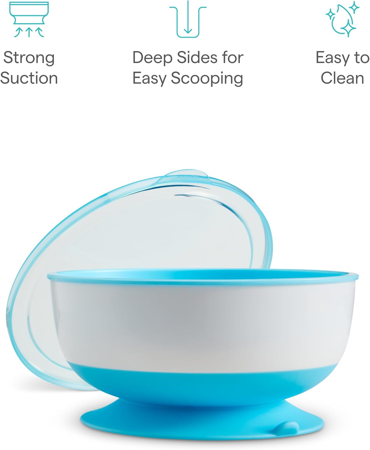 Munchkin Stay Put Suction Baby Bowls – 3 Pack