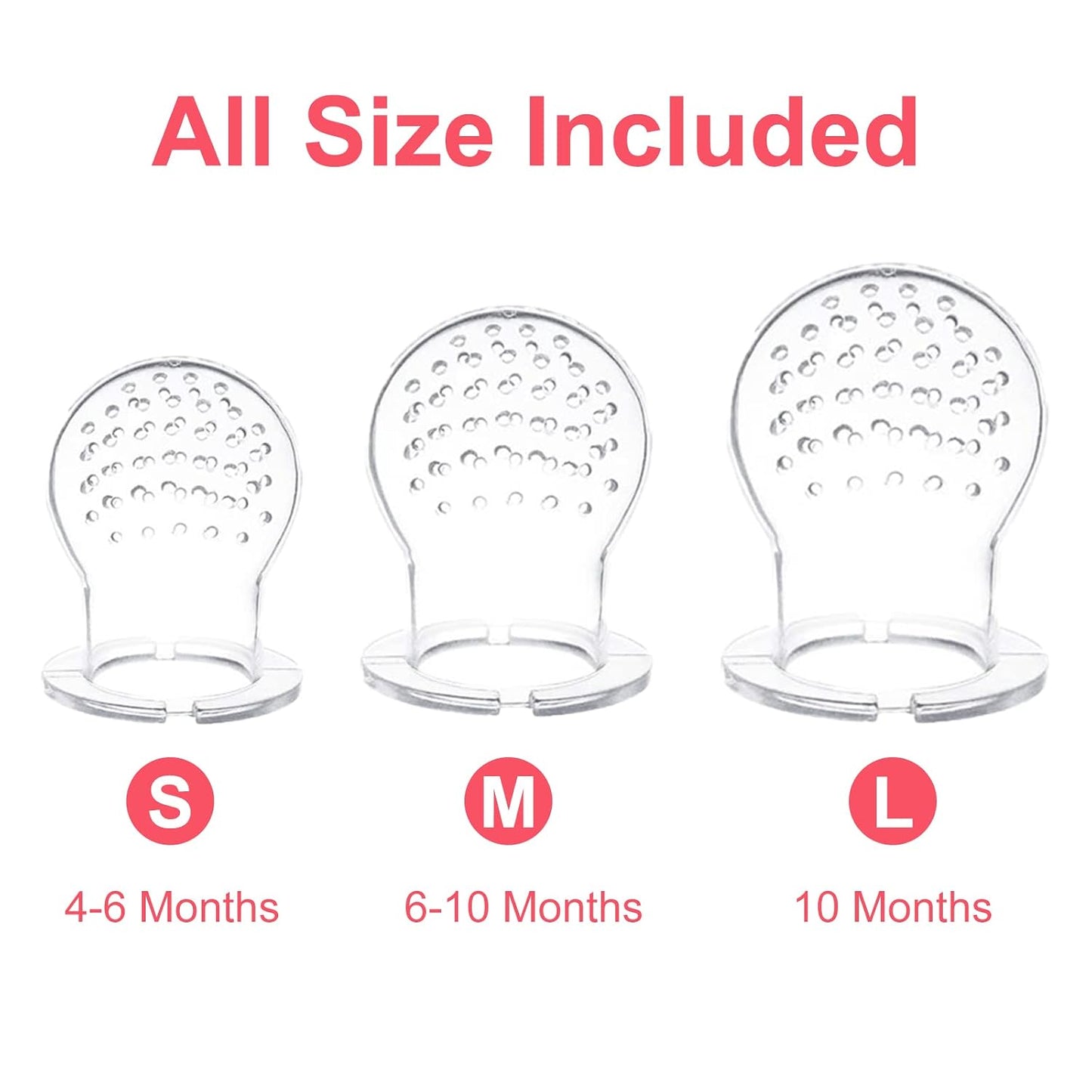 Baby Fruit Feeder Pacifier Set – 3 Pack