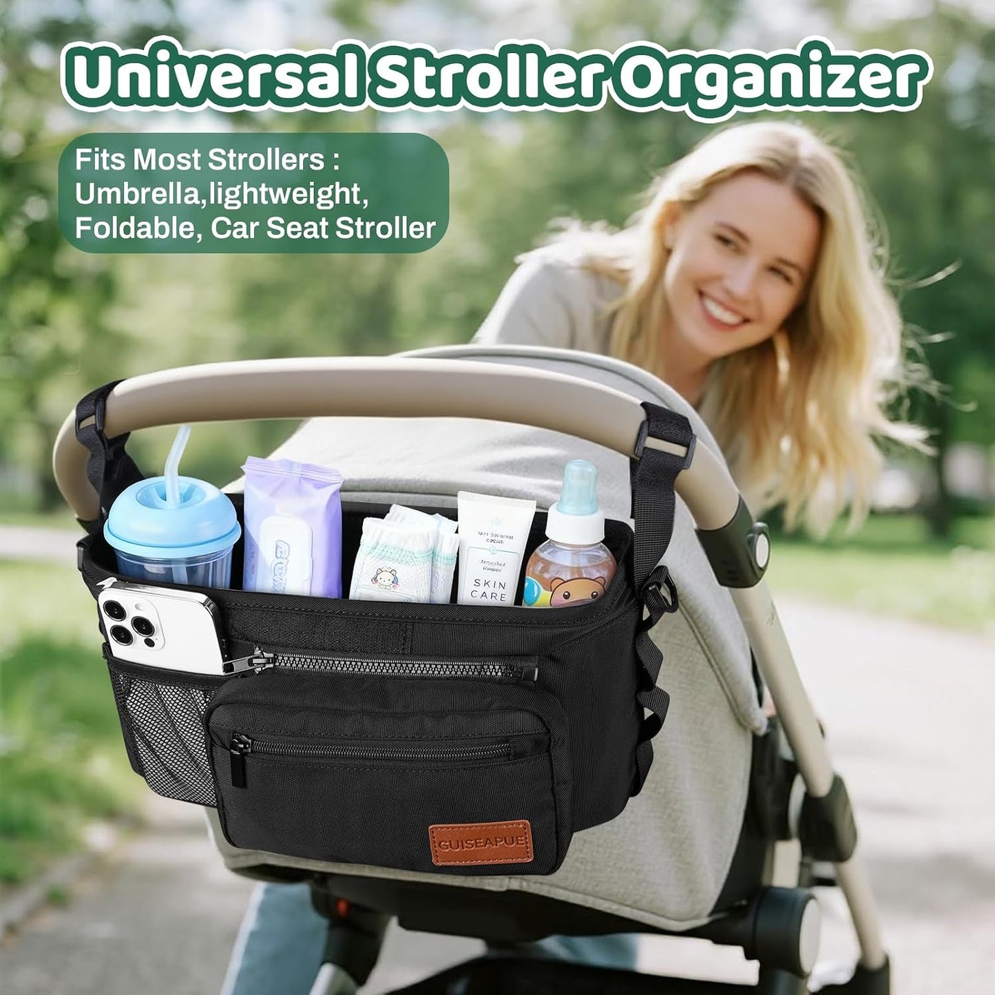 Stroller Organizer with Cup Holder