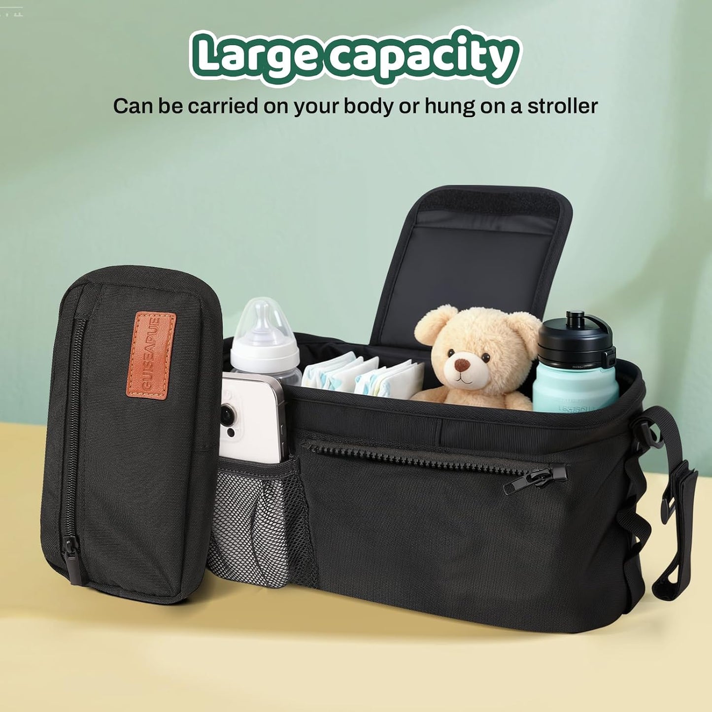 Stroller Organizer with Cup Holder