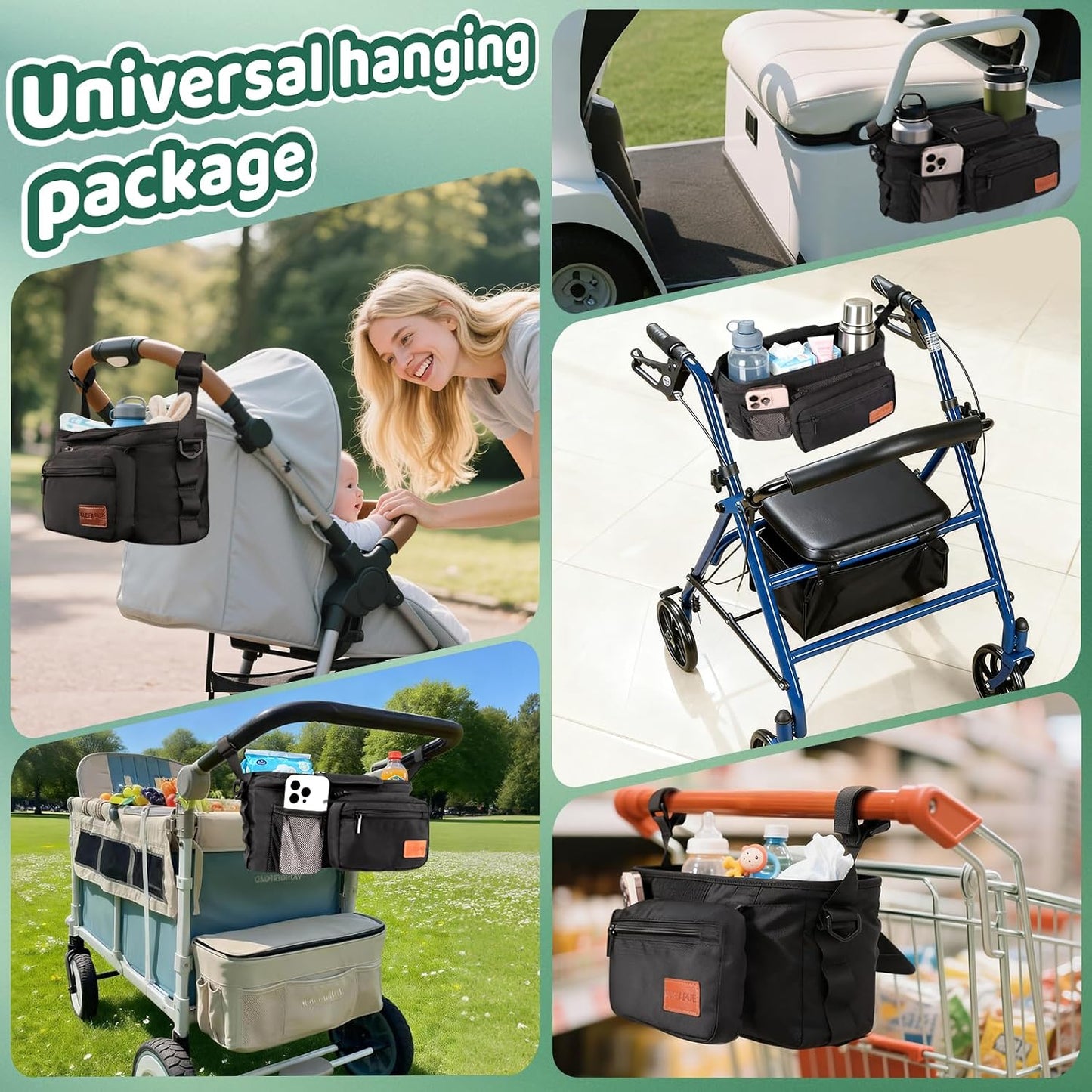Stroller Organizer with Cup Holder